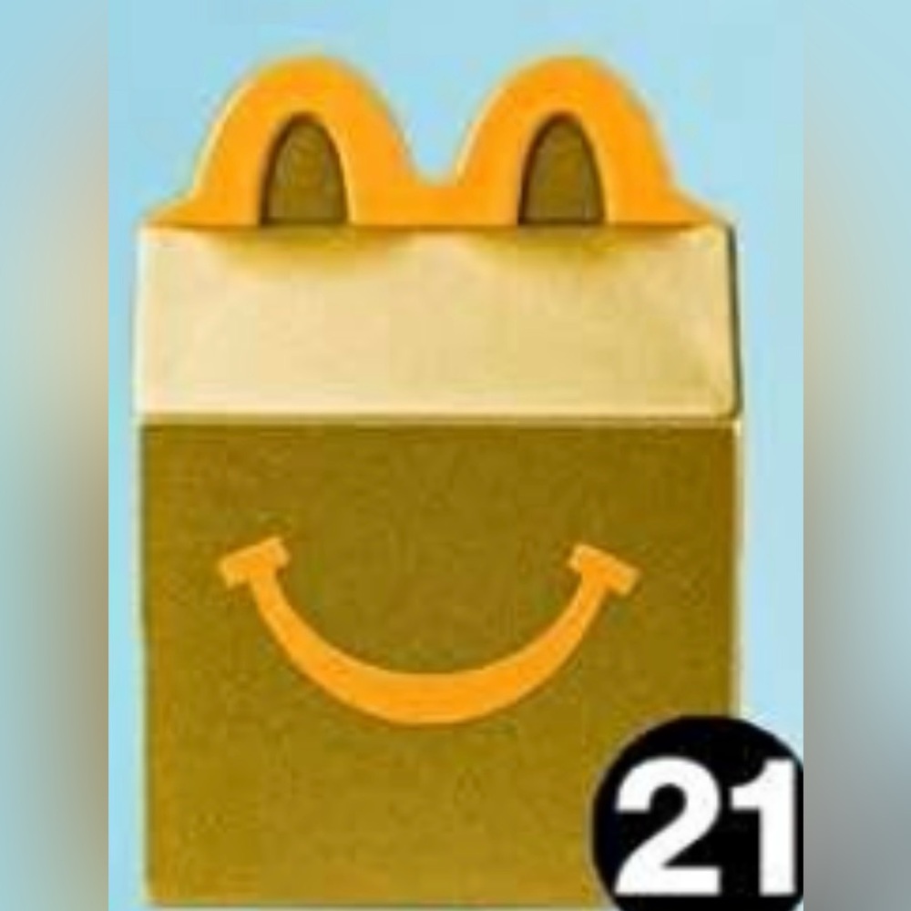 Lil’ McDonald's toys #21 gold happy meal rare toy $25 obo